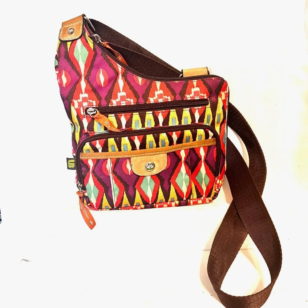 Lilly Bloom-Multi Color Lightweight Crossbody Purse/Bag-Adjustable Strap-Travel - Picture 3 of 16